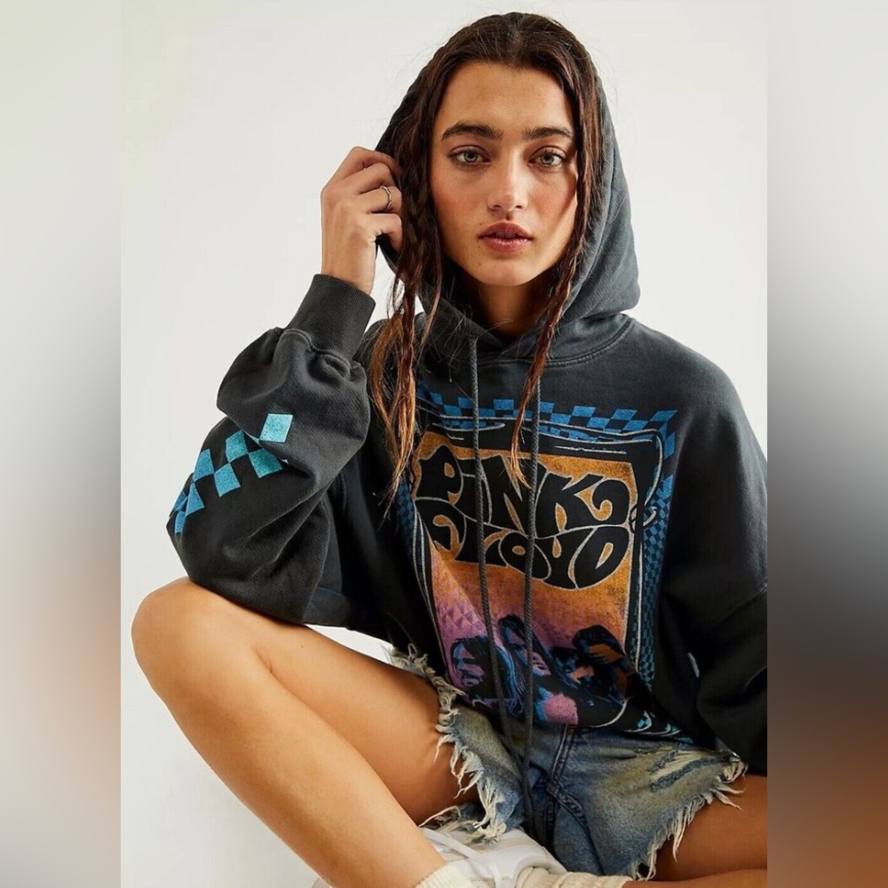 Daydreamer x free people Pink Floyd hoodie sweatshirt